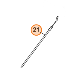Cable vitesse tondeuse à gazon Viking MB 655.0 et MB 655.1