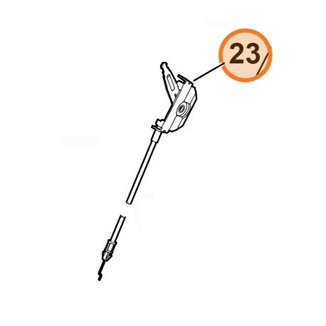 Cable de passage de vitesse tondeuse Viking MB 4.0 RV