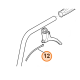 Cable embrayage lame Viking MB 6.1 RH, MB 6.1 RV, MB 6.2 RH