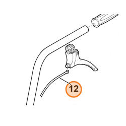 Cable embrayage lame Viking MB 6.1 RH, MB 6.1 RV, MB 6.2 RH