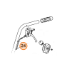 Cable enclenchement de coupe pour tondeuse Viking MB 6 RH