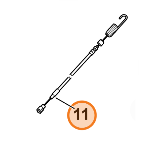 Cable de coupe pour tondeuse Viking MB 756.0 GS