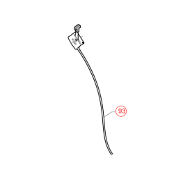 Cable de gaz pour tondeuse Sterwins 520 4/4 HT