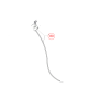 Cable de gaz tondeuse Rasor MARS 40, MARS 42, MARS 46