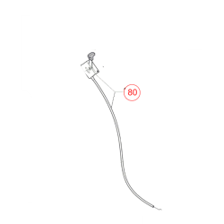 Cable accelerateur pour Spartan 46 SB, 52 SB (moteur Briggs Stratton)