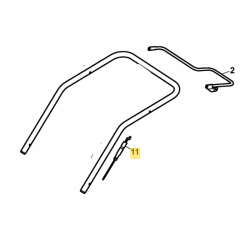 Cable arret moteur tondeuse Yard Man YM 6016 SPB et YM 6018 SPB