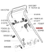 Cable de frein moteur tondeuse Alko 4200 BW à moteur Honda GCV 135