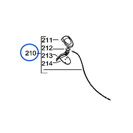 Cable de traction pour tondeuse Mc Culloch M51-160 CMDA et M51-160 CMDA ALU