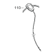 Cable traction tondeuse Mc Culloch M53-160 AWRPX, M53-170 AWRPX, M53-190 AWRPX