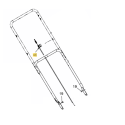 Cable de traction tondeuse MTD SP 53 GHW, SP 53 GHWK, SP 53 HWO, SP 53 O