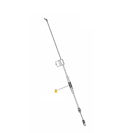 Cable de traction Cub Cadet CC 42 SPB, CC 46 SPB, CC 53 SPB
