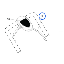 Cable manette embrayage tondeuse Jonsered - Husqvarna - Mc Culloch