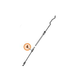Cable embrayage pour tondeuse Viking MB 655.3 V, MB 655.3 VS
