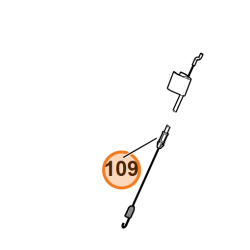Cable embrayage Viking MB 4.0 RT  (jusqu'au n. de série 435436684)