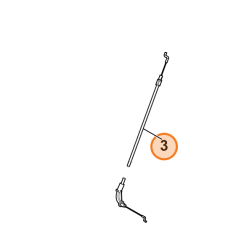 Câble d'embrayage pour tondeuse Viking MB 4.0 RTP