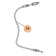 Cable embrayage pour Viking MB 858.0