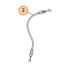 Cable embrayage pour tondeuse à gazon Viking MB 858.0