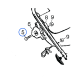 Vis de fixation cable commande