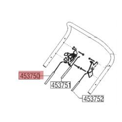 Cable de vitesse tondeuse Alko HB 510 BAV, Highline 473, Highline 523