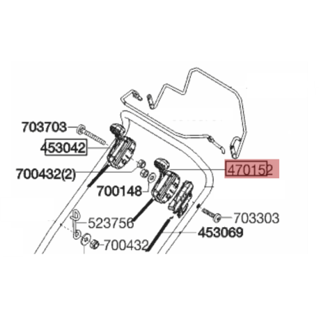 Cable de vitesse pour tondeuse Alko Vari Speed et Silver Premium