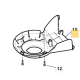 Carter de protection courroie tondeuse GGP CR430, CR434, CS430 et CS434