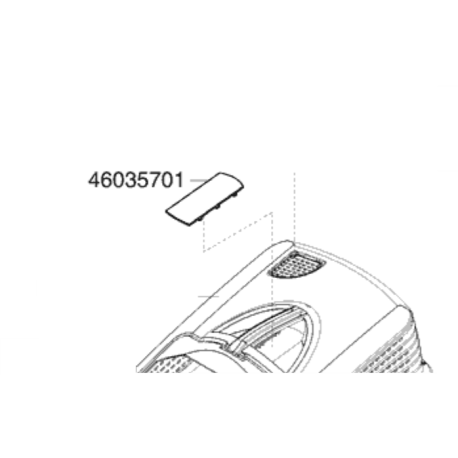 Couvre poiignée de couvercle de bac tondeuse Alko