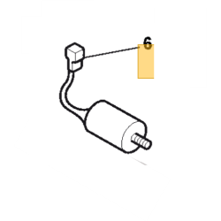 Condensateur tondeuse electrique 1800 W (25µF) tondeuse GGP Italy