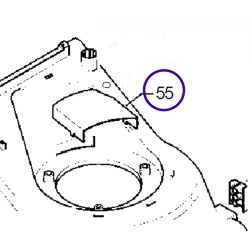 Protection courroie tondeuse Mc Culloch M40-450 CDP(R) et Partner P40-450 CDP