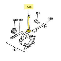 Durite d'huile pompe à huile tronçonneuse Mc Culloch 538241895