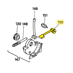 Durite d'huile pompe à huile tronçonneuse Mc Culloch 538241896