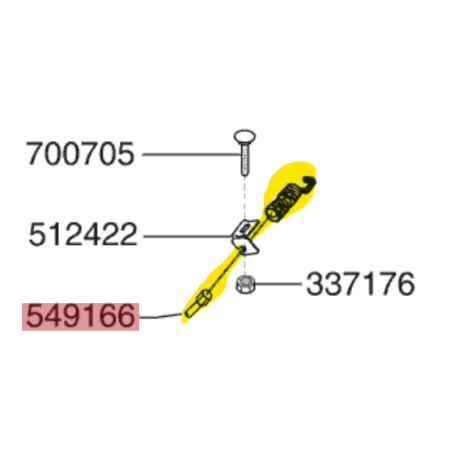 Cable de traction tondeuse Alko 47 BR