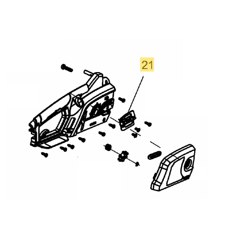 Ensemble tendeur de chaine tronçonneuse MTD ECS 1800/35