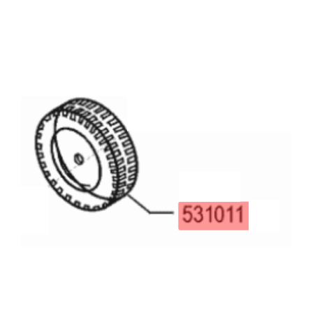 Roue pour tondeuse Alko 300 E, 3000 E, Optima 8030