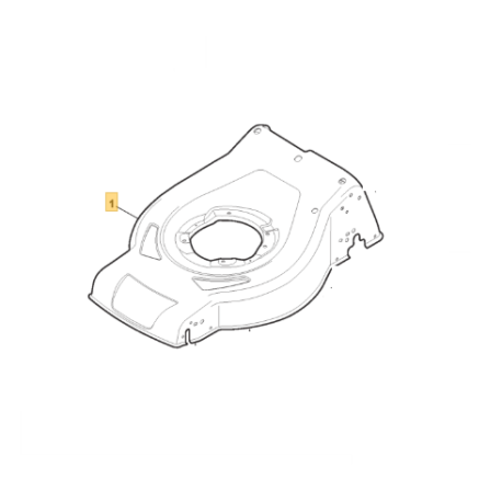 Carter de tondeuse GGP type CSC 53 - 381004941/1