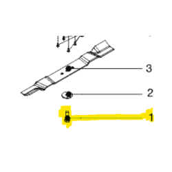 Vis de lame tondeuse Mac Allister MLMP200H51