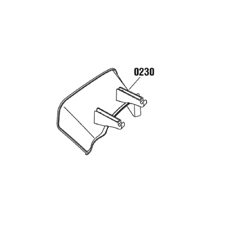 Deflecteur ejection laterale tondeuse Murray