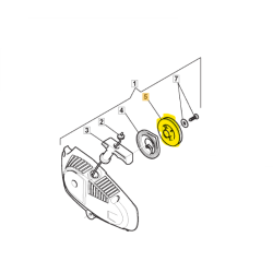 Poulie lanceur tronçonneuse 