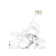Bouton poussoir inversion vitesse Autoportée Alpina, GGP et Stiga