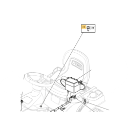 Bouton poussoir inversion vitesse Autoportée Alpina, GGP et Stiga