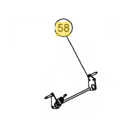 Essieu arrière tondeuse MTD Smart 46 PO - SPO - SPSBS