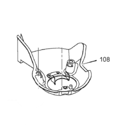 Carter de protection de courroie pour tondeuse Murray MXMH625