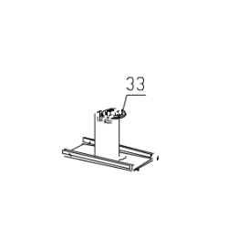 Support de lame tondeuse Perfomance Power PPLMP166SP51 (ES)
