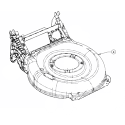 Carter de coupe 53 cm tondeuse MTD 787-03475637 
