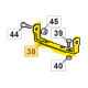 Etrier support de siège  GGP  382774305/1