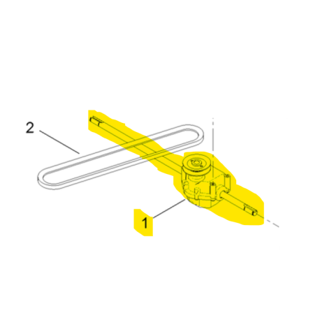 Boitier de traction tondeuse Toro  121-9184