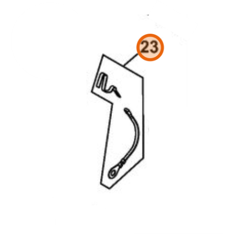 Ressort de connexion pour tronçonneuse Stihl 1129-440-4000