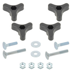 Kit visserie de guidon pour tondeuse GGP Italy