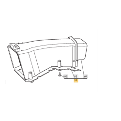 Goulotte éjection arrière GGP 72 cm 384108051/0