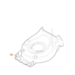 Châssis tondeuse GGP 381005035/0