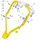 Guidon supérieur GGP 381006367/2 pour tondeuse à gazon